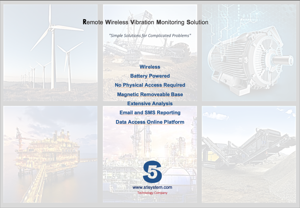 Remote Wireless Vibration Monitoring